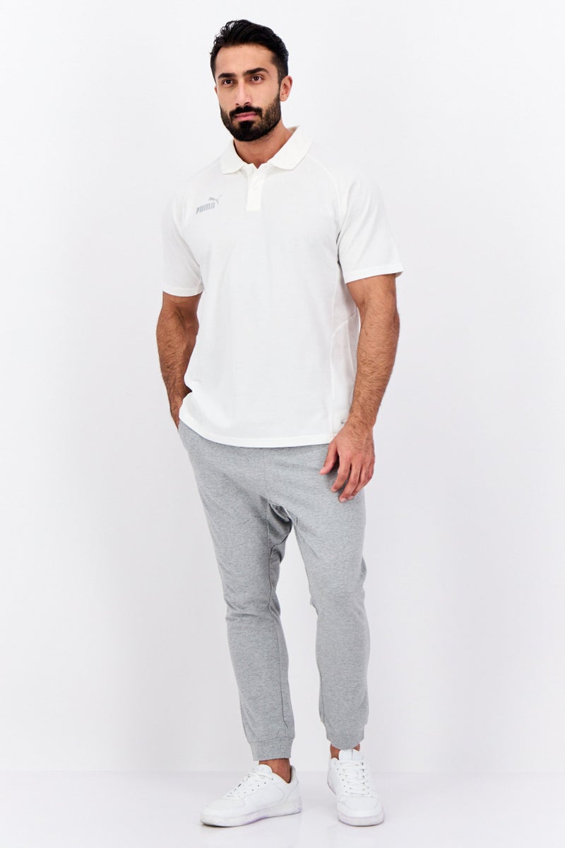 PUMA قمصان بولو كرة القدم للرجال بأكمام قصيرة، أبيض - Image 4